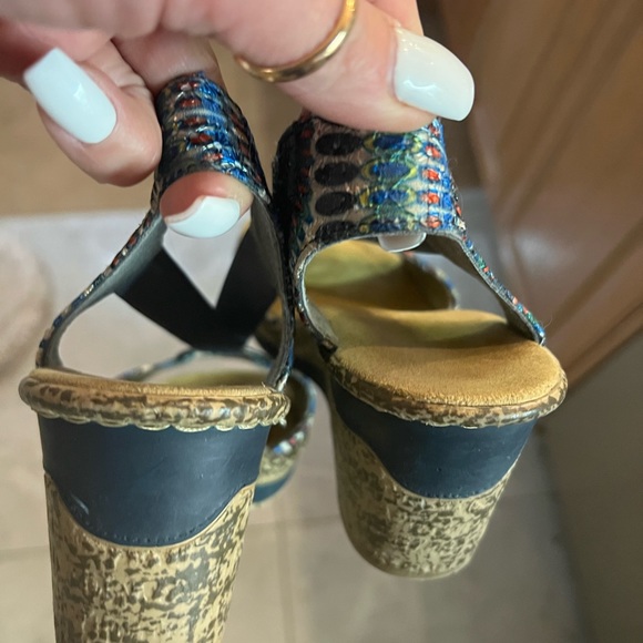 Rieker Blue Sandals size 41 - Picture 2 of 7